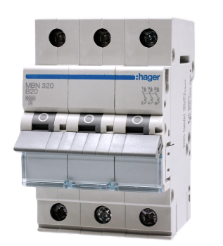 Hager MBN 320 LS-Schalter B20 / 6kA Sicherung Automat Leitungsschutzschalter 20A